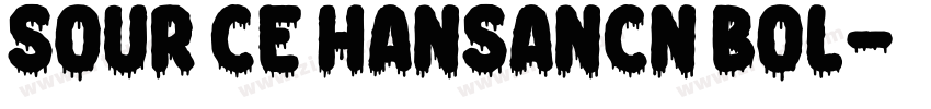 sour ce hansancn bol字体转换